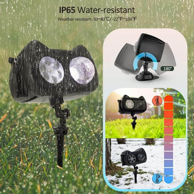 2022 New Upgrade 2-in-1 Halloween Christmas Waterproof Projector Light