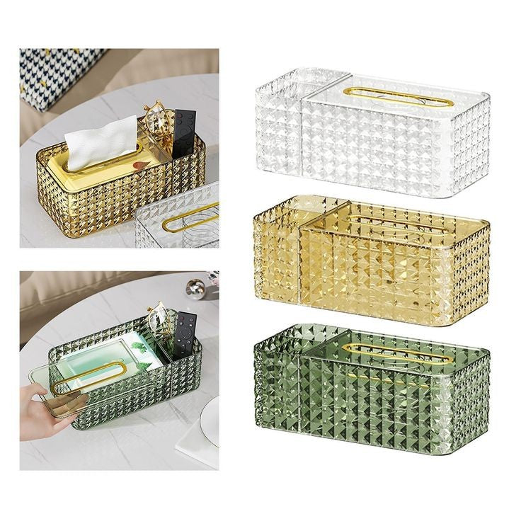 LUXOR DIAMOND PATTERN TISSUE BOX