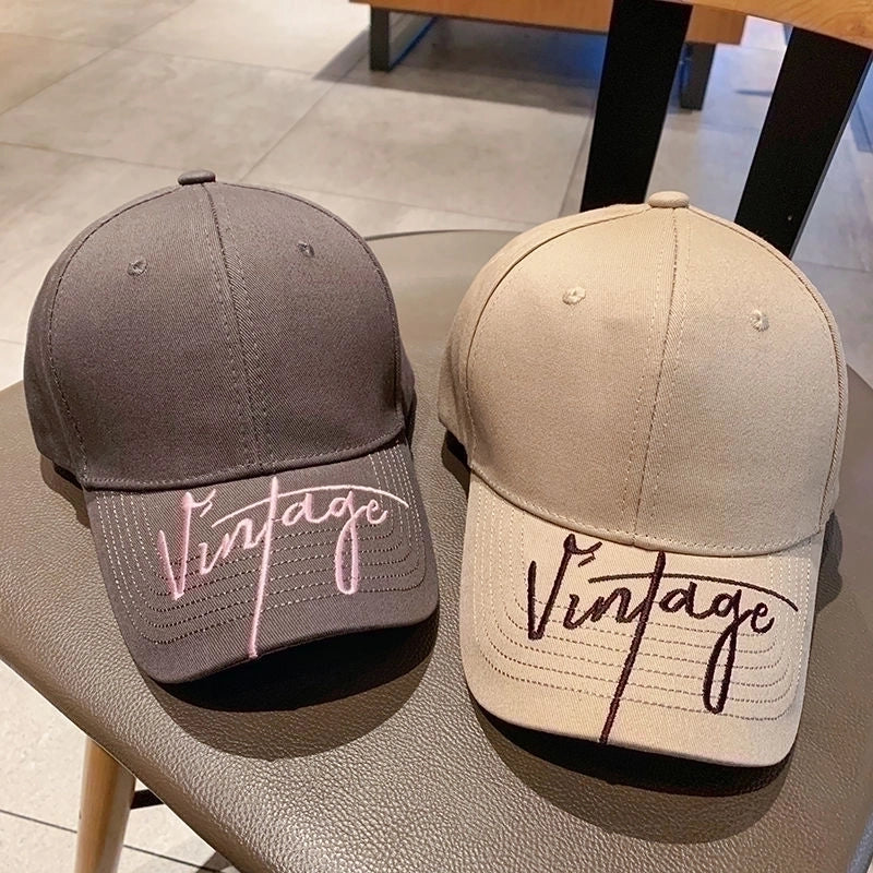 Unisex Sports Letter Curved Eaves Baseball Cap