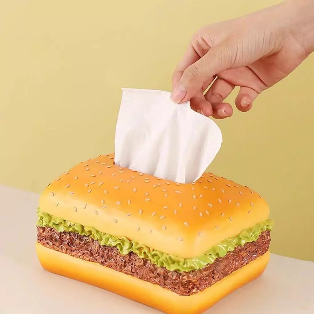 🔥Last Day Promotion - 49%OFF🔥Funny Hamburger Magnetic Tissue Box