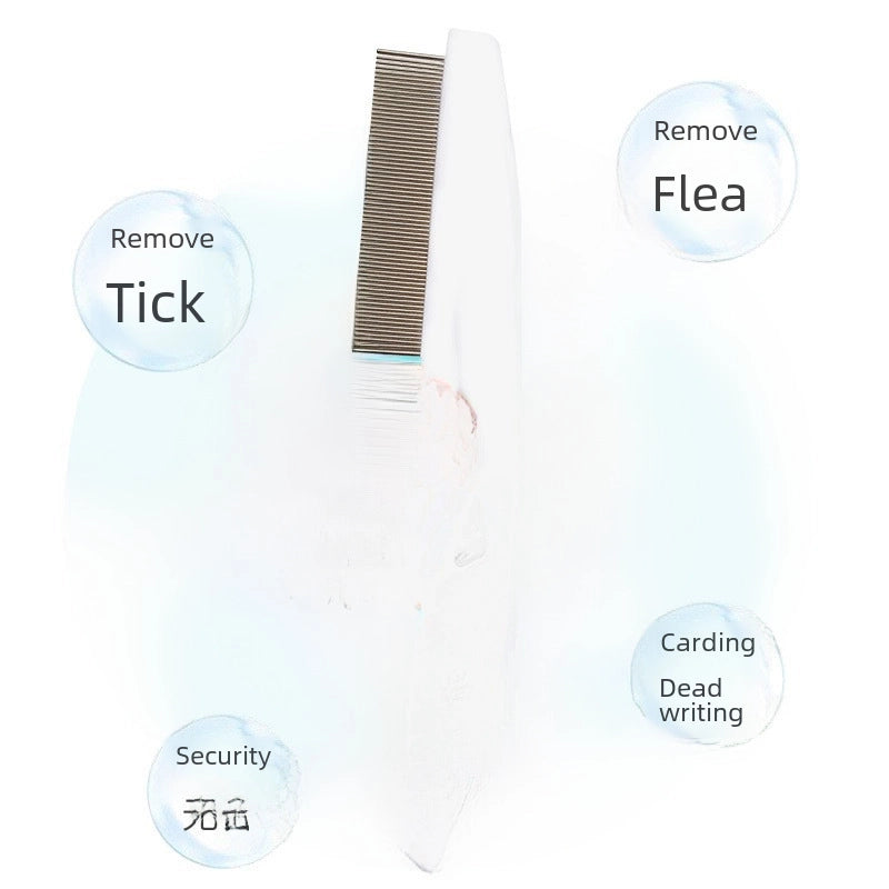Pet Flea Removal Comb Dog Cat Comb Flea Comb Beauty Comb Hair Removal Pet Comb Pet Teeth Removal Comb