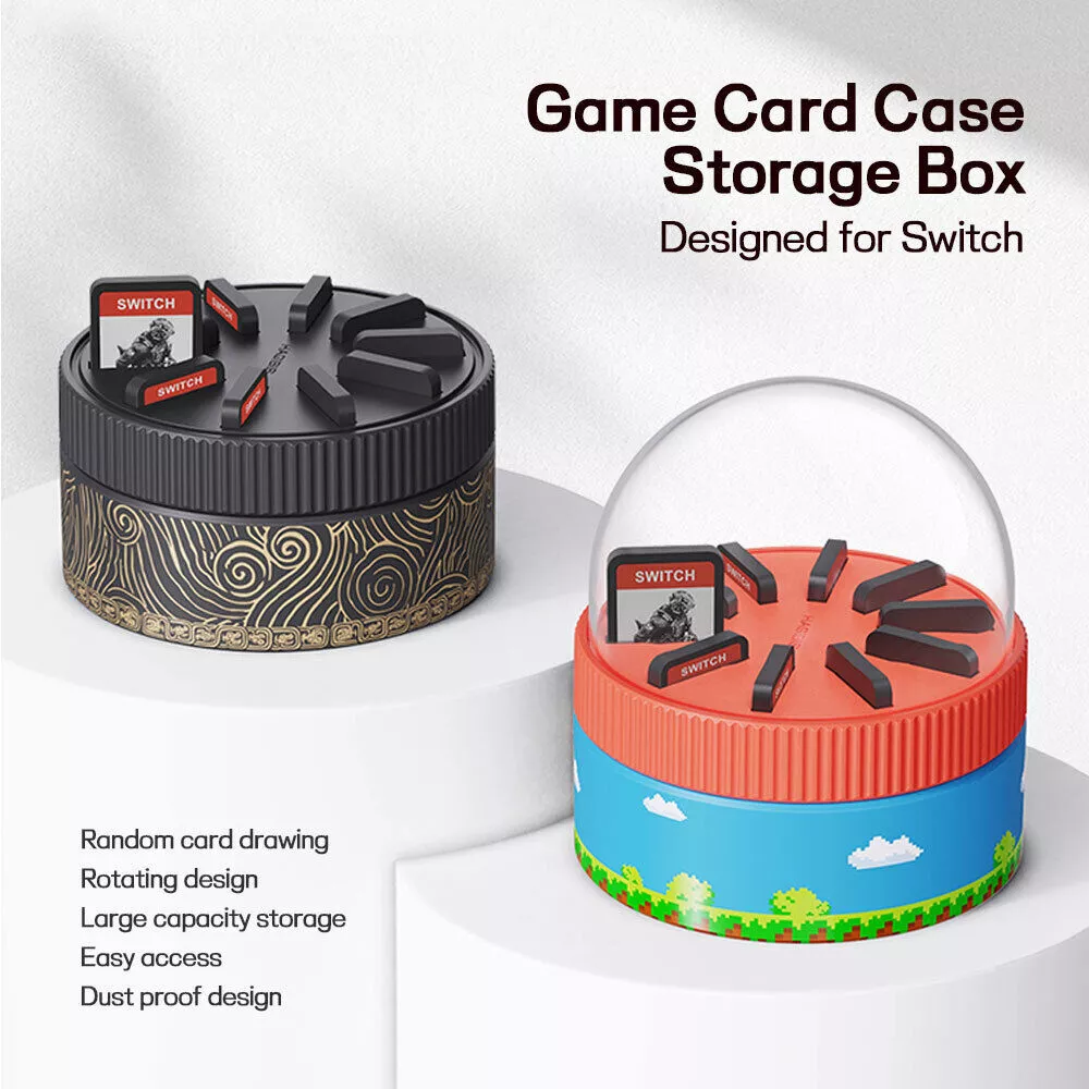 🎮Rotating Switch Game Cartridge Case