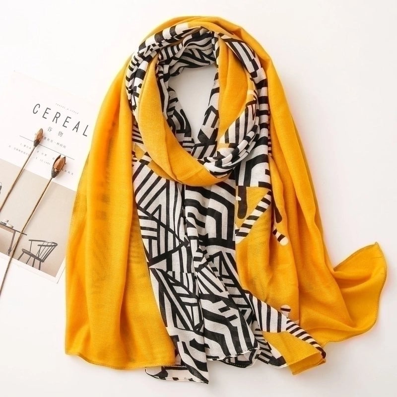 Summer Sunscreen Messy Linen Office Room Big Shawl Dual-use Versatile Thin Cotton Linen Silk Scarf