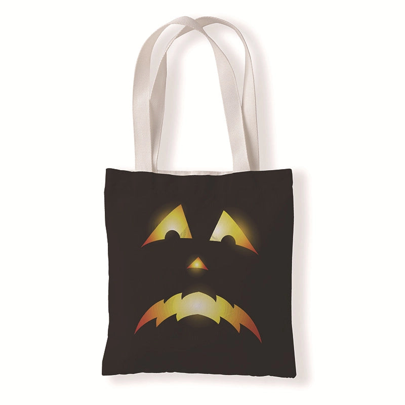 Unisex Minimalist Pumpkin Shopping Bags