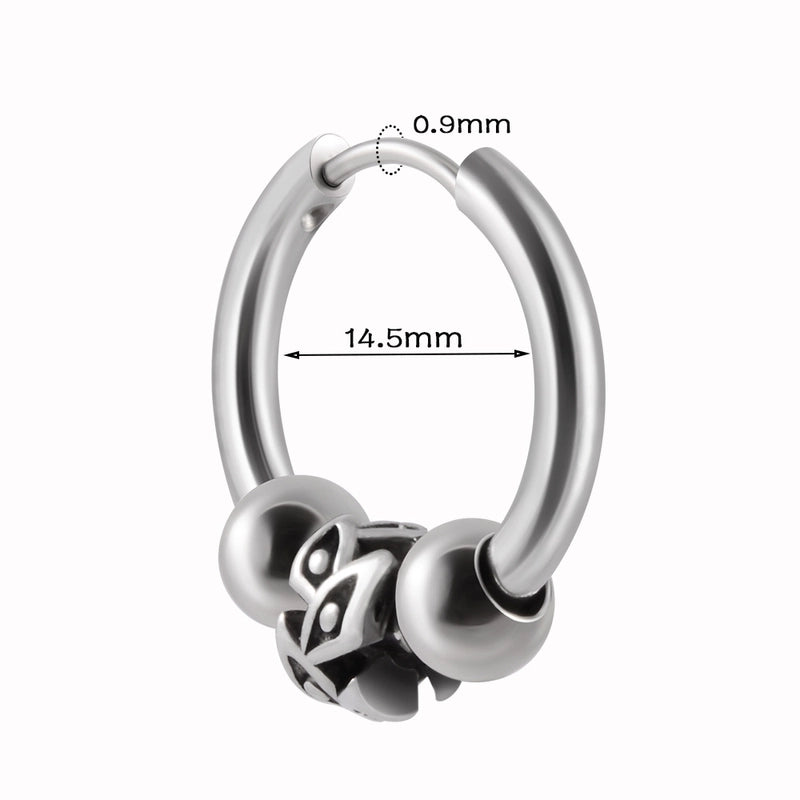 1 Piece Ear Cartilage Rings & Studs Casual Geometric 304 Stainless Steel Plating