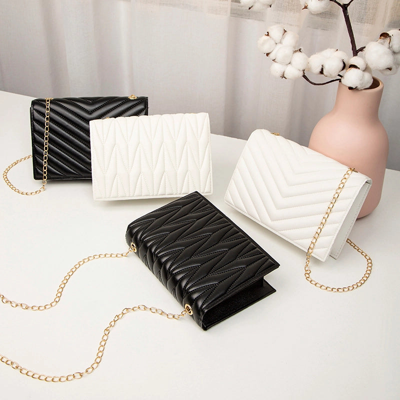 Medium Pu Leather Square Bag