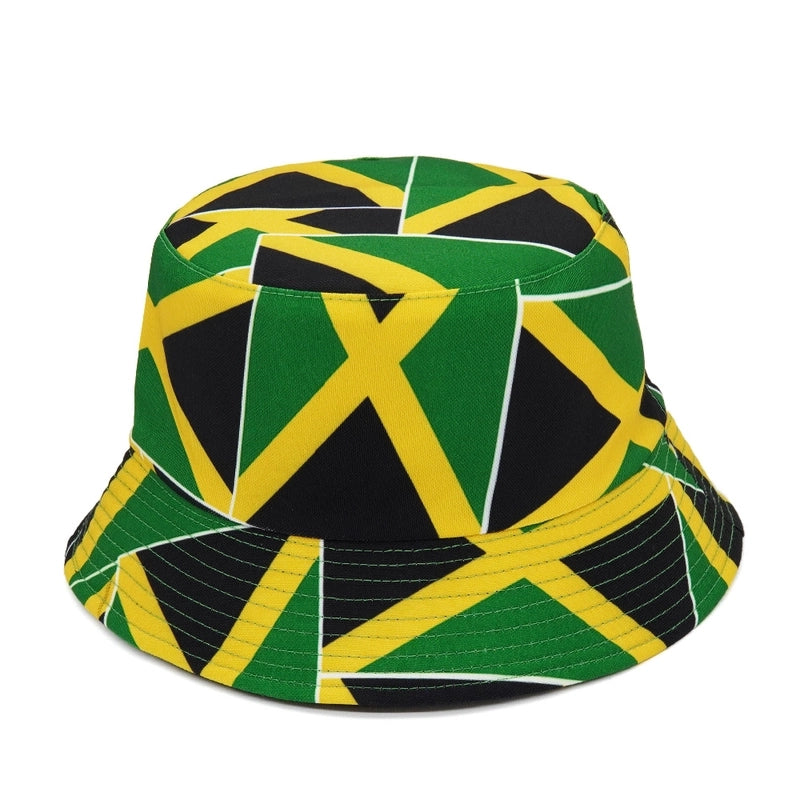 Unisex Basic Geometric Big Eaves Bucket Hat
