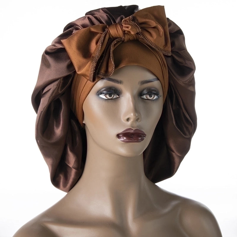 Women's Fashion Solid Color Bowknot Sleeve Cap