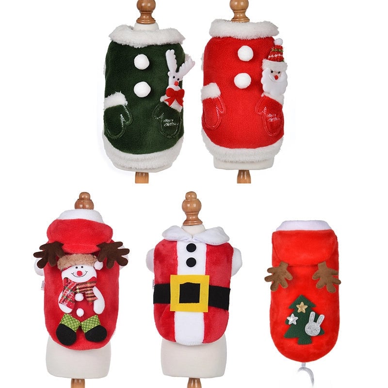 Pet Clothes Winter Clothes Festive Clothes Halloween Christmas Dog Clothes Elk Christmas Clothes Pet Clothing