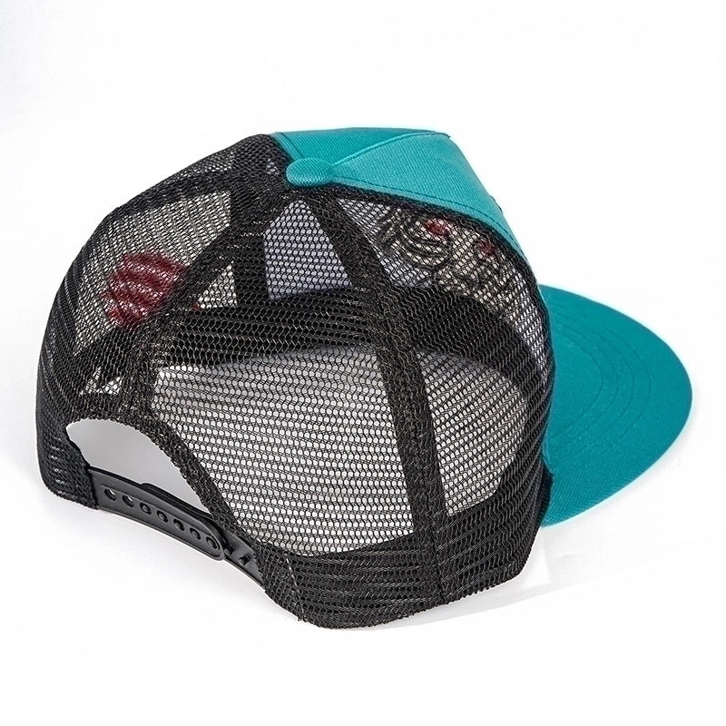 Unisex Classic Style Animal Flat Eaves Baseball Cap