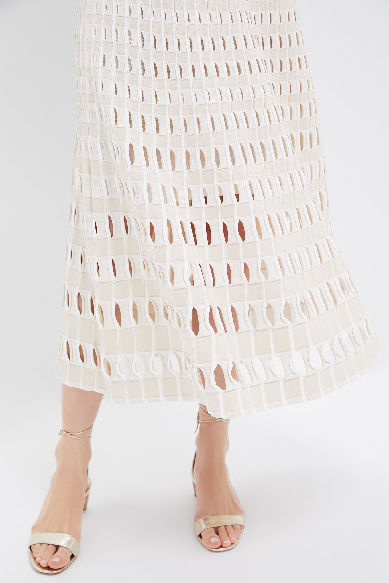 Multi Sand Larken Midi Skirt