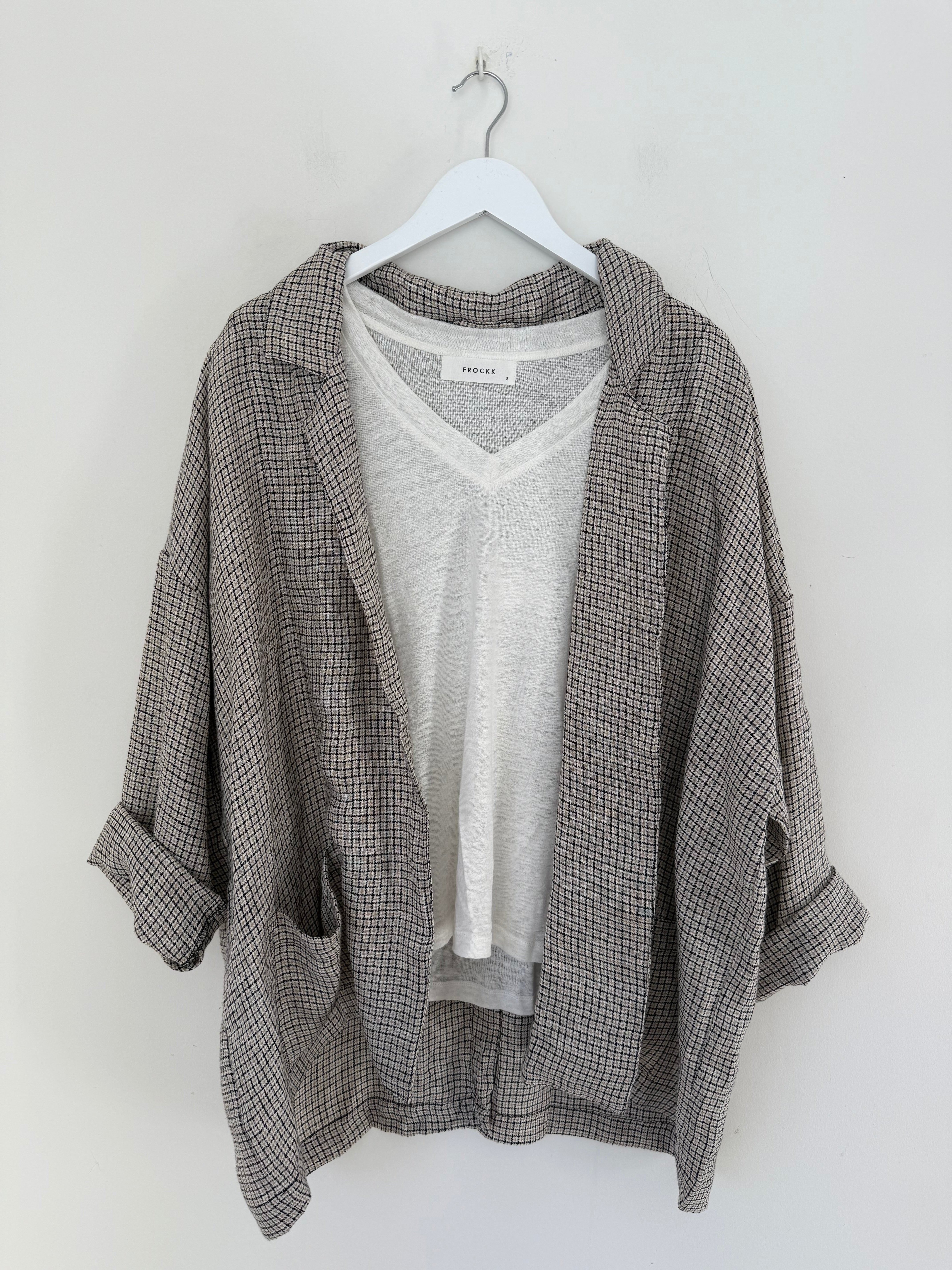 albert blazer - woven linen