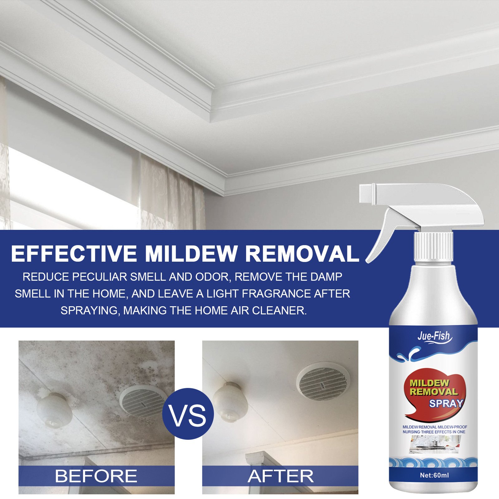 Highly Effective Mould Removal Spray - Prevents Mould Regrowth🦠