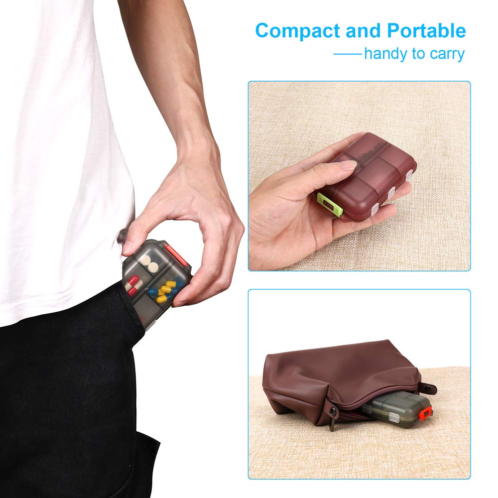✨Pocket Pharmacy- 💊10 Compartments Portable Pill Case