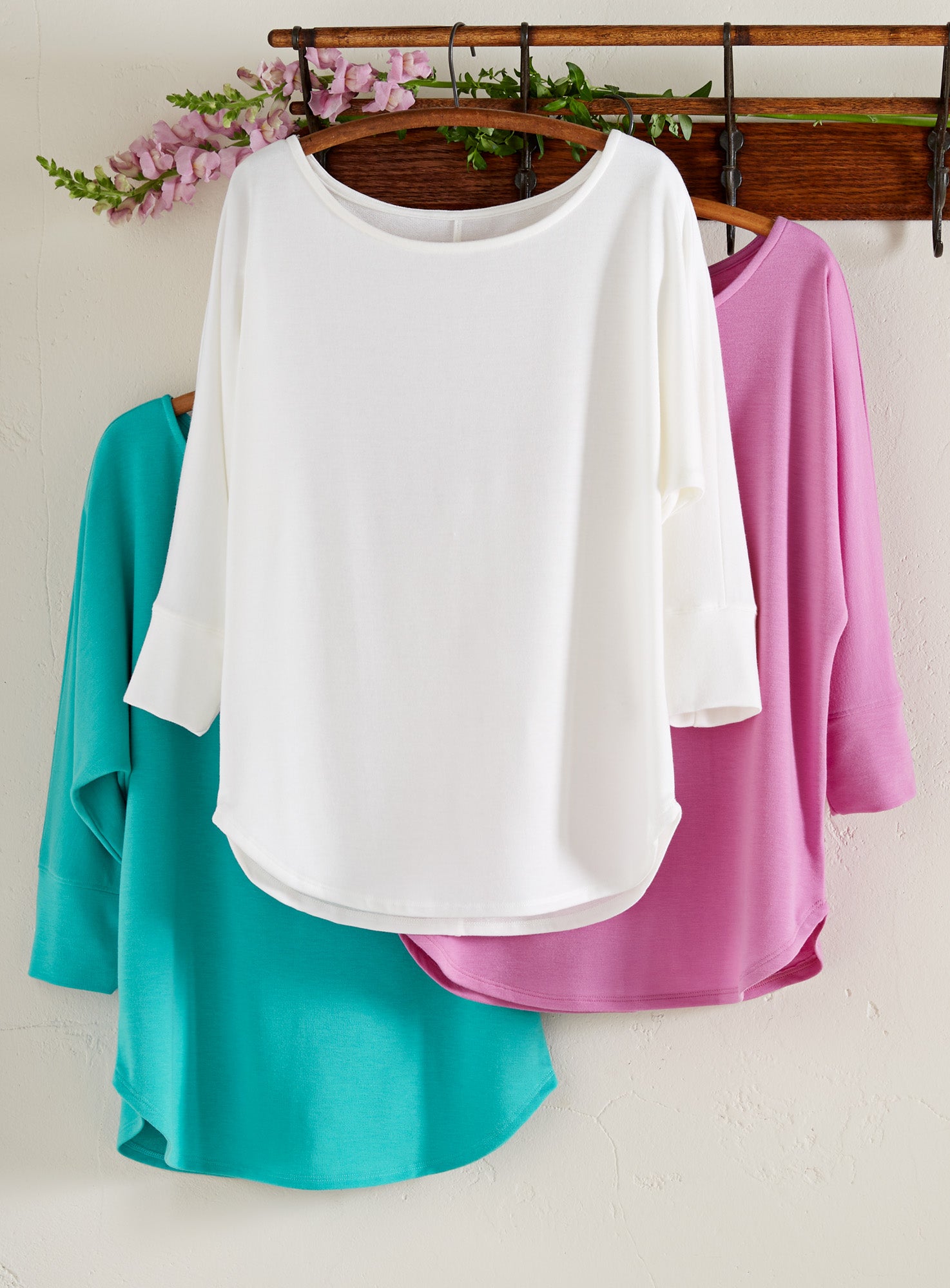 Bateau Dolman-sleeve Top