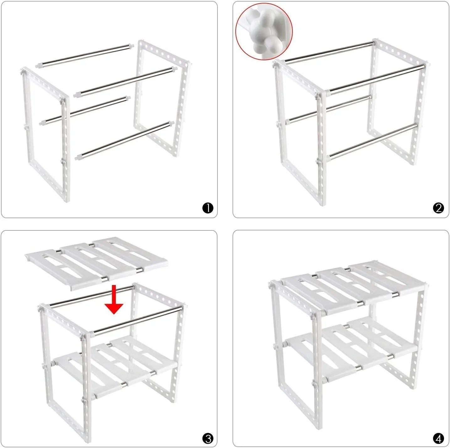 Under Sink Shelf Extendable