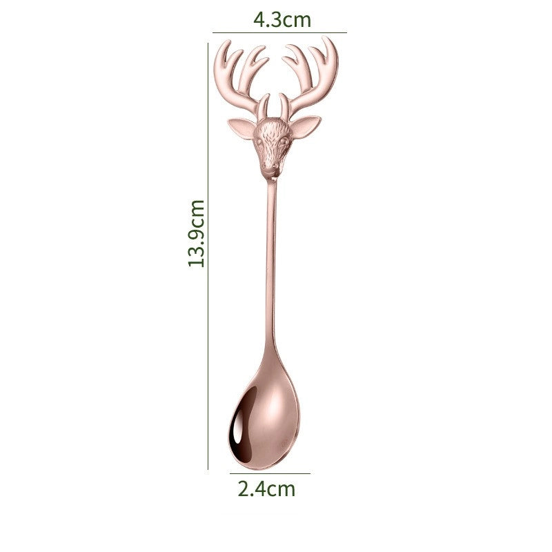 Casual Animal 304 Stainless Steel Spoon 1 Piece