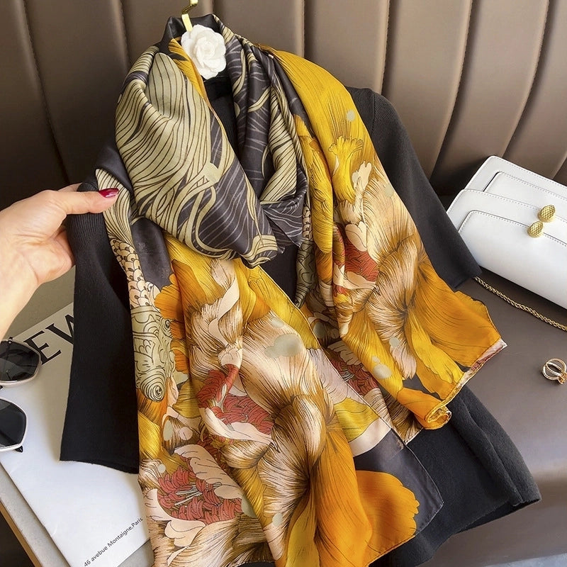 Fashion Silk Scarf (707 Main Color) Nhcj0164-707 Main Color