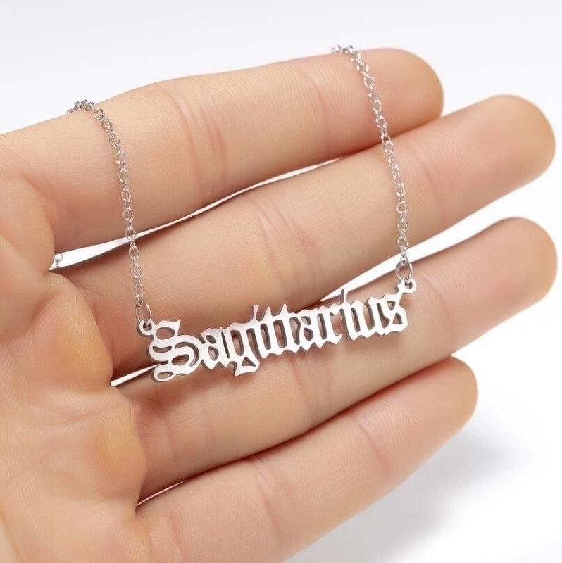 Fashion Constellation 201 Stainless Steel 18K Gold Plated Stainless Steel Necklaces