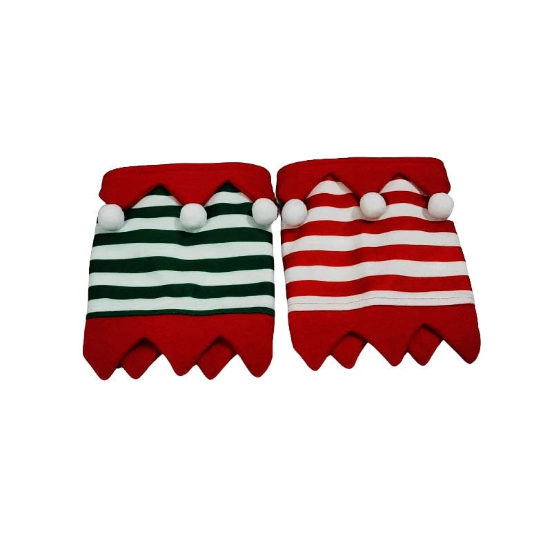 Velvet Christmas Solid Color Pet Clothing Pet Accessories