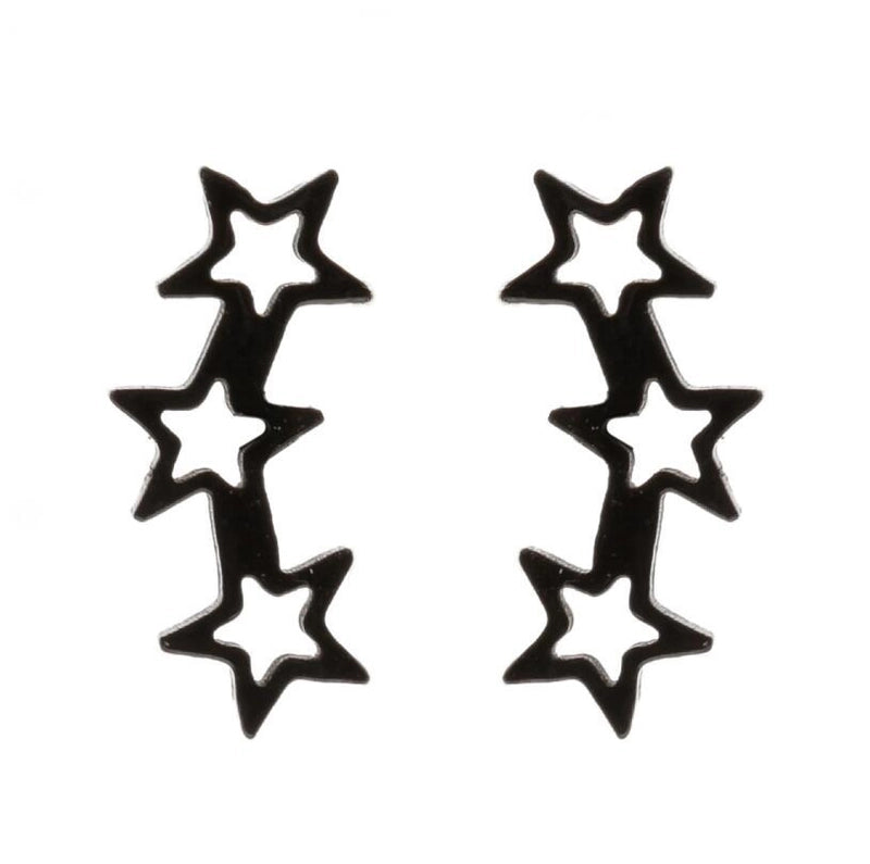 Minimalist Heart Shape Stainless Steel Plating Ear Studs 1 Pair