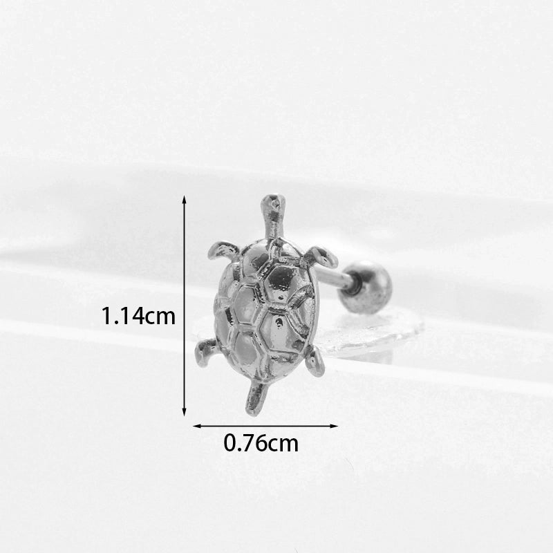 Ear Cartilage Rings & Studs Exaggerated Animal 316L Stainless Steel  Copper