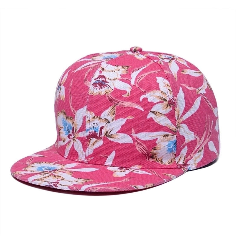 Women's Minimalist Heart Shape Feather Flower Flat Eaves Baseball Cap
