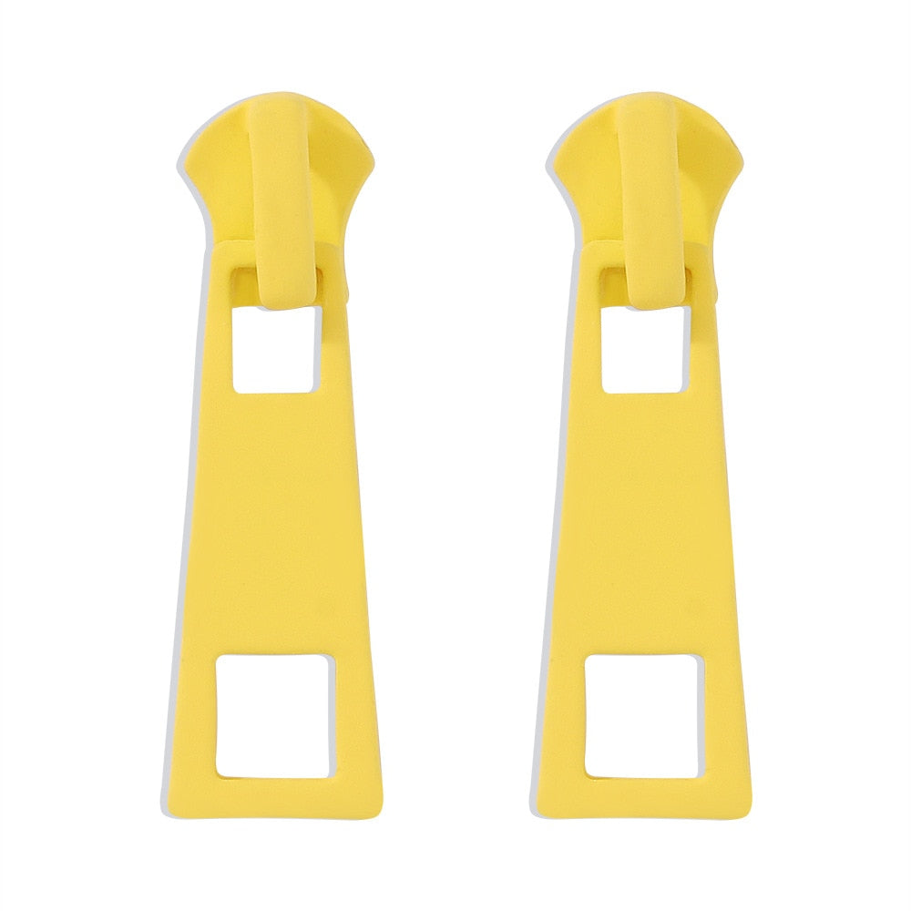 Zipper Stud Earring