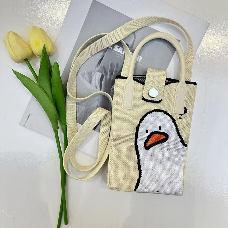 Women's Polyester Color Block Streetwear Square Magnetic Buckle Phone Wallets