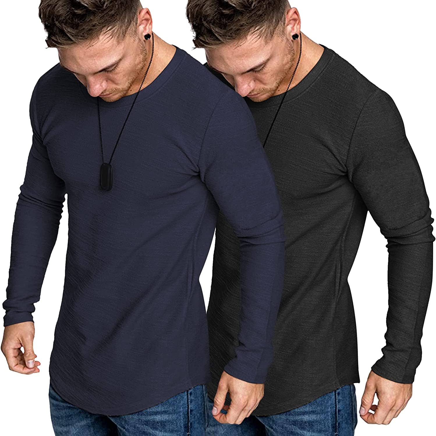 2-Pack Muscle Fitted Workout T-Shirt (US Only)