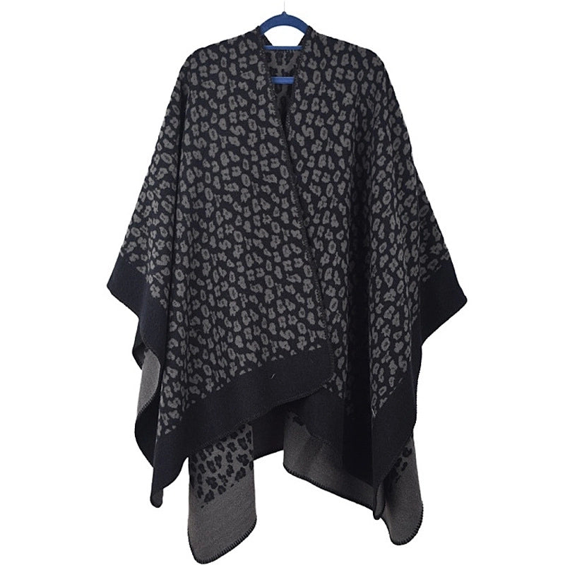 Women's Elegant Vintage Style Printing Cotton Polyester Crochet Lace Shawl