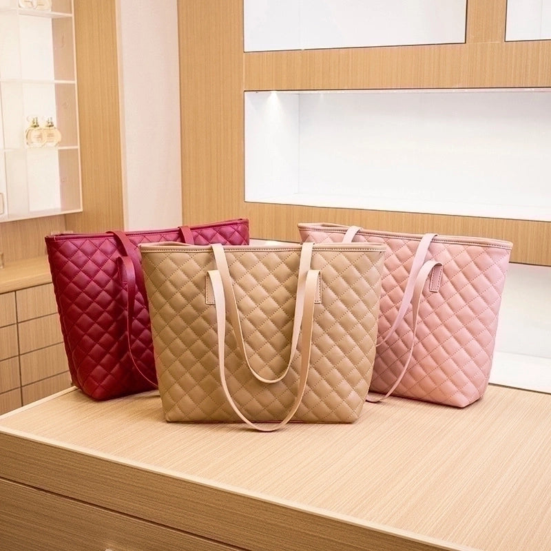 Women's Large All Seasons Pu Leather Fashion Tote Bag