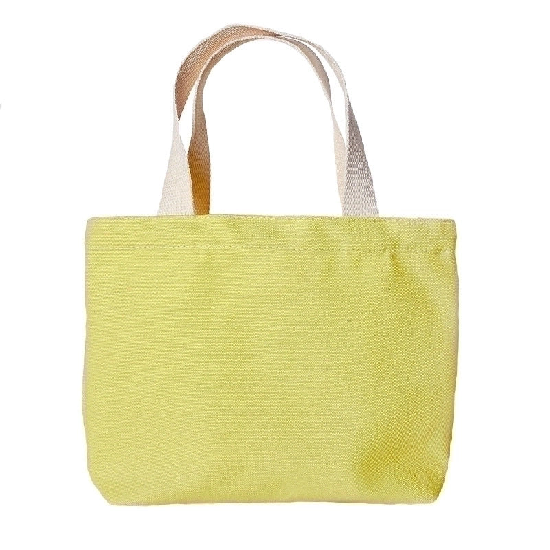 Women's Vacation Solid Color Canvas Shopping Bags