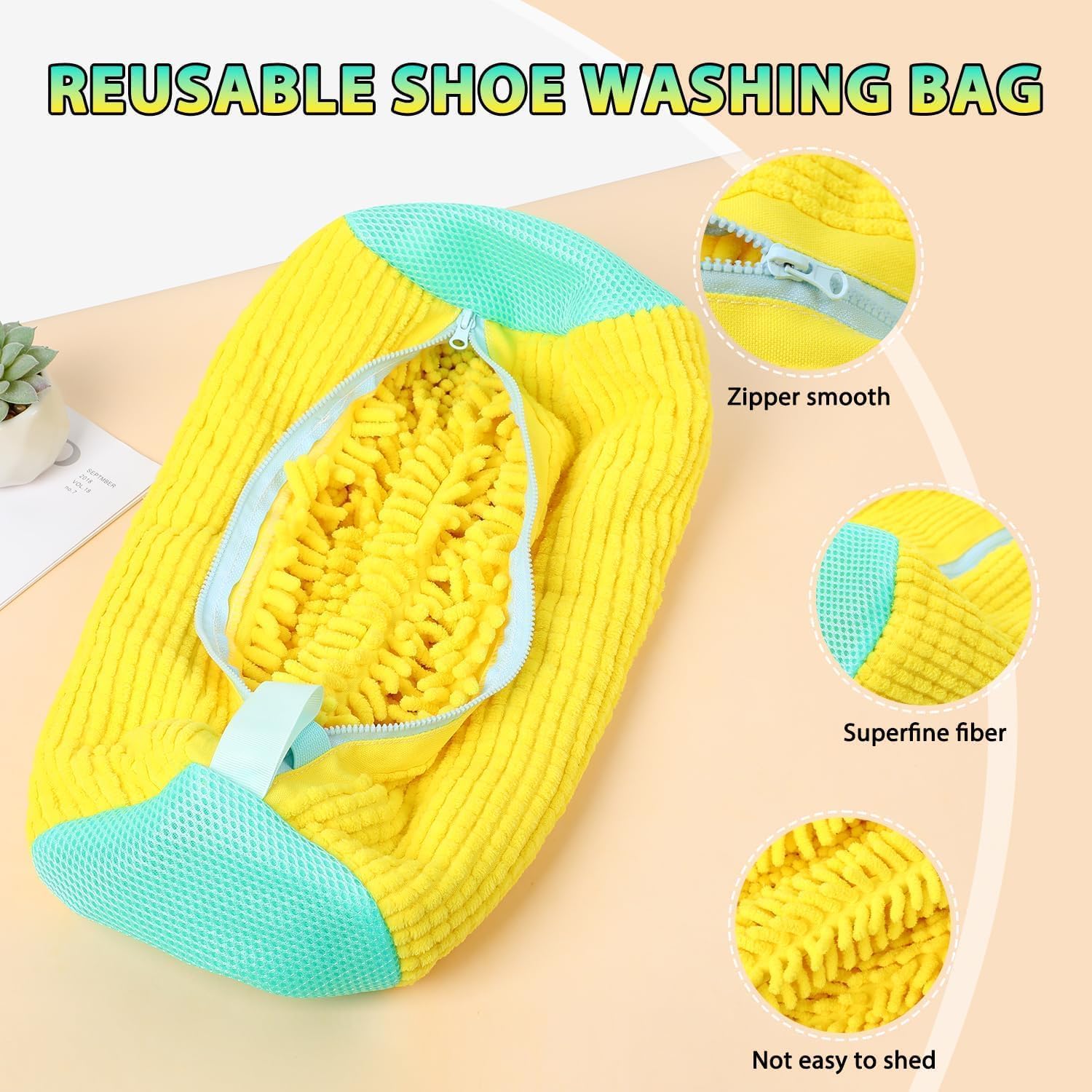 SHOE WASHING BAG FOR WASHING MACHINE