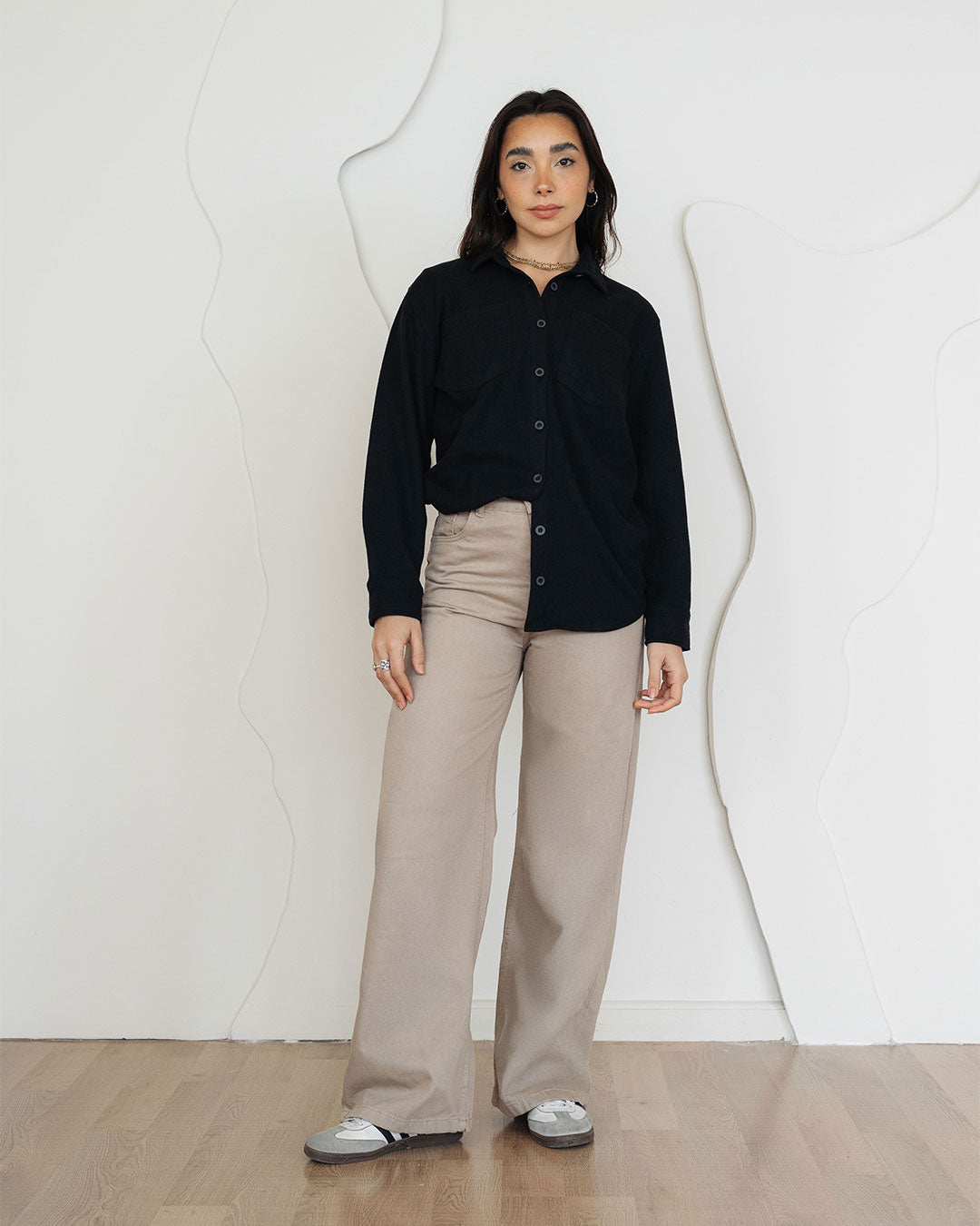 Women Basic Overshirt