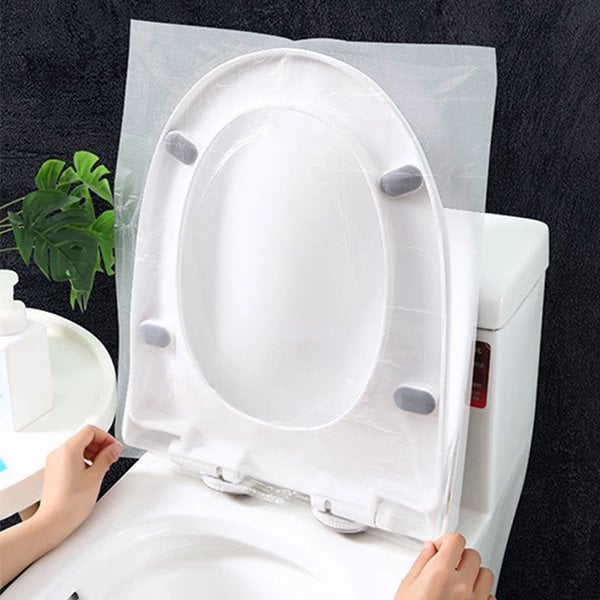 💥HUGE SALE - 48% OFF💥Biodegradable Disposable Plastic Toilet Seat Cover - No Worry Of Public Toilet Anymore👋