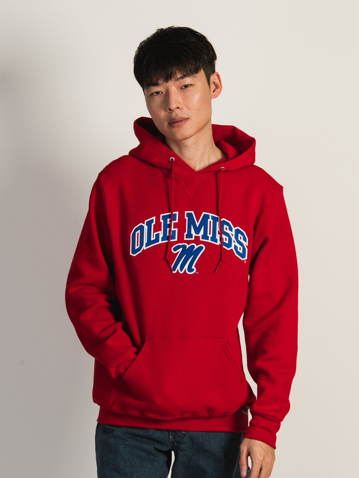 RUSSELL OLE MISS PULLOVER HOODIE