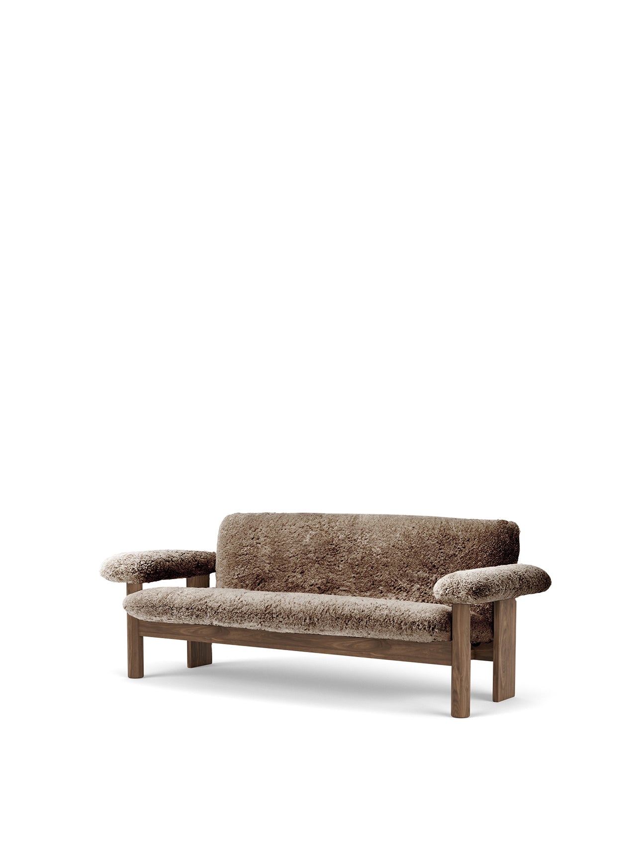 Brasilia Sofa. Sheepskin