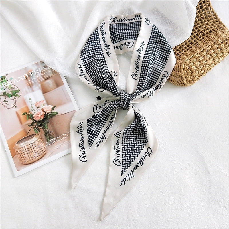 Fashion Printing Long Silk Scarf