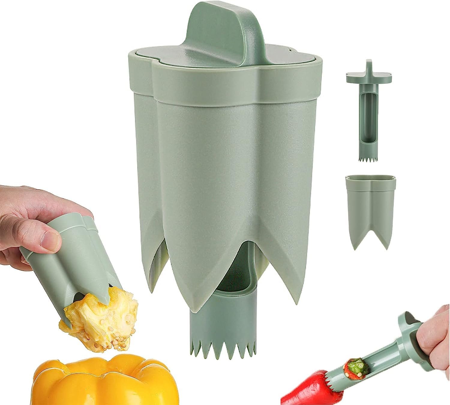 48% OFF 2-In-1 Fruit Pepper Corer