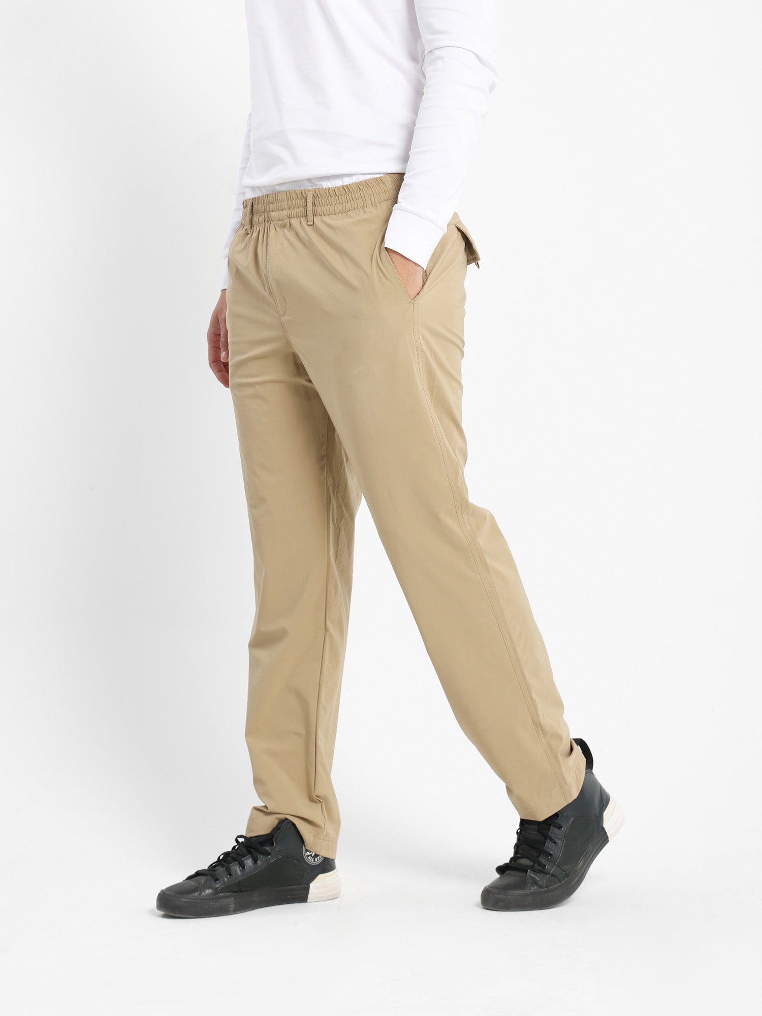 Casual Free Style Solid Pants