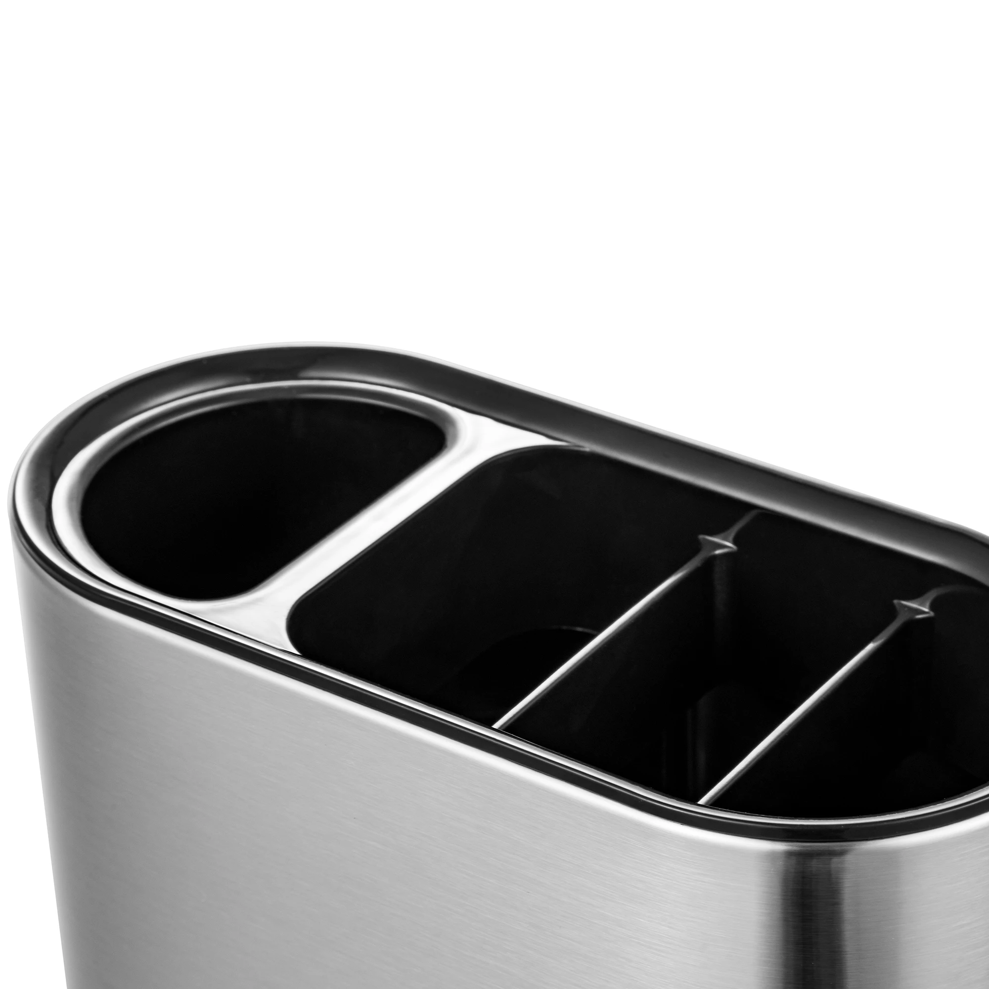 household Stainless Steel Kitchen Utensil Holder Countertop tableware Holder Caddy