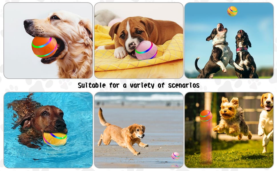 🎁2023-Christmas Hot Sale🎁Automatic smart teasing dog ball that can't be bitten🐶