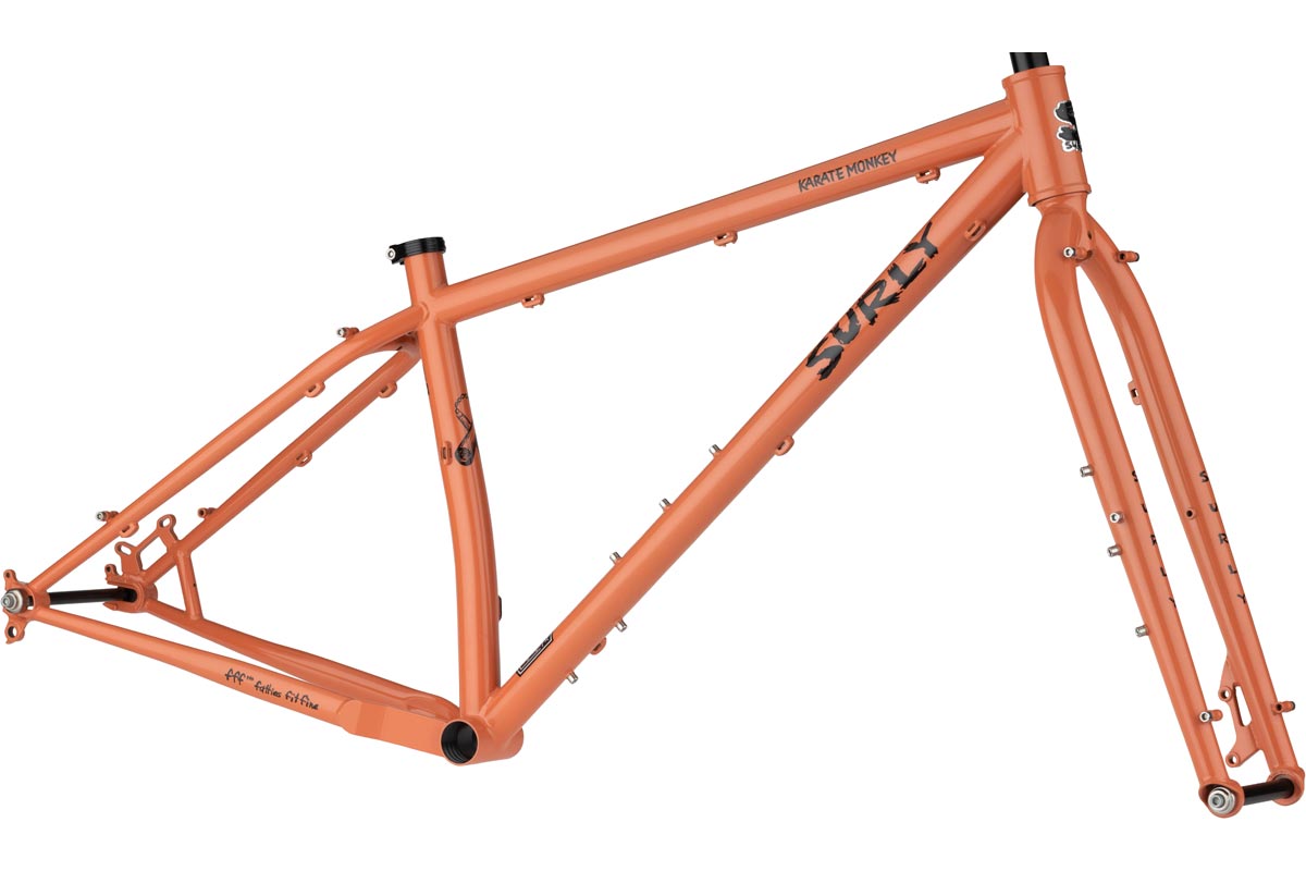 FRAMESET / SURLY / KARATE MONKEY / RIGIDA / 27.5-29 / SALMON