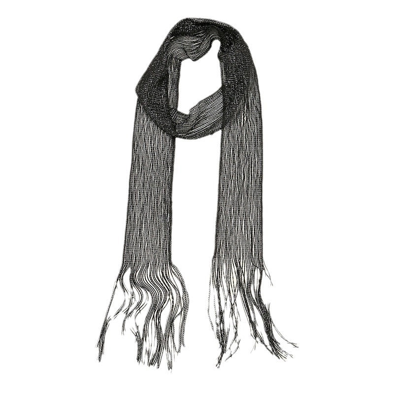 Women's Casual Elegant Solid Color Polyester Silk Scarf