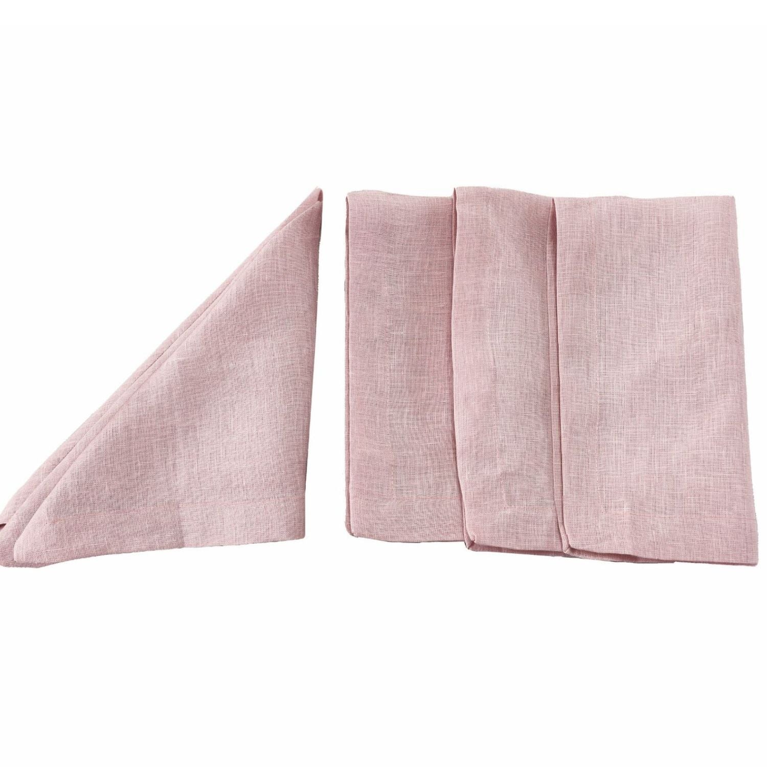 Dusty Rose 100% Linen Plain Napkins