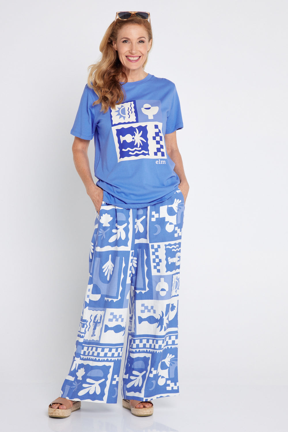 Holiday Sun Tee - Cerulean Blue