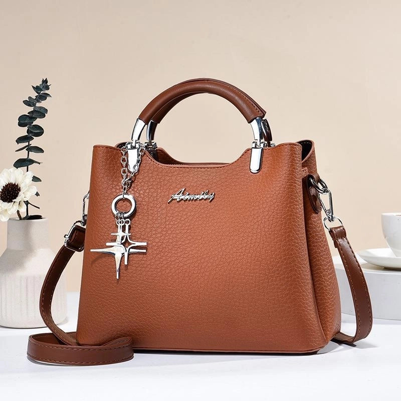 Women's Medium All Seasons Pu Leather Vintage Style Handbag