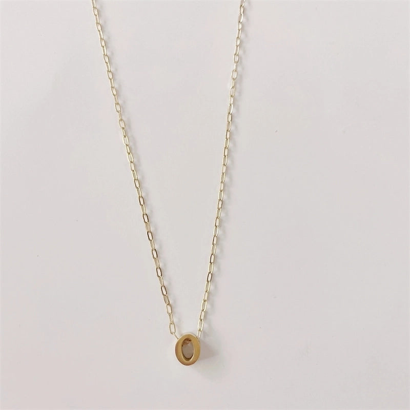 Casual Classic Style Streetwear Letter 304 Stainless Steel Plating Pendant Necklace
