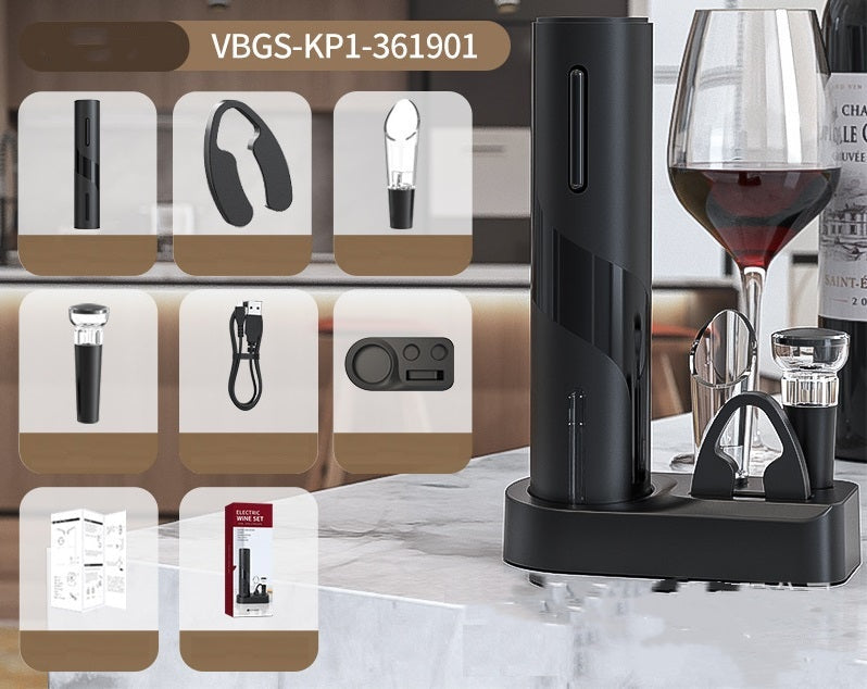 Multifunctional Electric Wine Bottle Opener Set